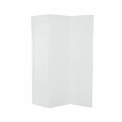 Budget ✔️ Grayson Lane 3-Panel White Wood Folding Contemporary/Modern Room Divider ⌛