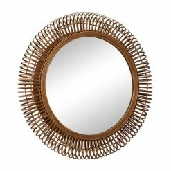 Brand new 🌟 Grayson Lane 32-in x 32-in Round Brown Framed Wall Mirror ✨ -GRAYSON LANE Sales 2022 330944731 AlternateImage5 l