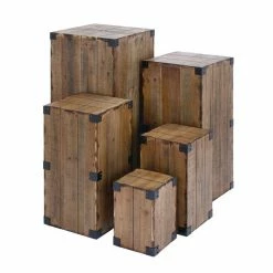 Wholesale 🔔 Grayson Lane Brown Wood Accent Table Set - 5-Piece 🧨