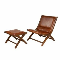 Best reviews of โ Grayson Lane Vintage Brown Accent Chair with Footrest ๐งจ