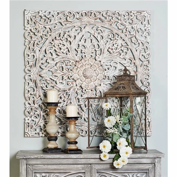 Hot Sale 💯 Grayson Lane 36-in x 36-in Floral and Botanical Metal Wall Accent 🎉 2 Hot Sale 💯 Grayson Lane 36-in x 36-in Floral and Botanical Metal Wall Accent 🎉 - Image 2