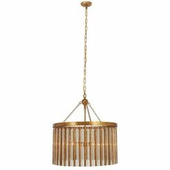 Budget ❤️ Grayson Lane 6-Light Gold Glam Cage Chandelier 🤩