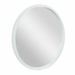 Discount 🔥 Grayson Lane 42-in x 42-in Round White Framed Wall Mirror 🥰 -GRAYSON LANE Sales 2022 330944745 AlternateImage5 l