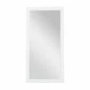 Flash Sale ❤️ Grayson Lane 64.88-in x 32.5-in Rectangle White Framed Wall Mirror 🔔