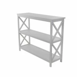 Cheapest 🔔 Grayson Lane 12-in x 40-in x 31-in 3-tier Wood Shelving Unit 🧨 -GRAYSON LANE Sales 2022 330944754 AlternateImage5 l