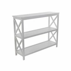 Cheapest 🔔 Grayson Lane 12-in x 40-in x 31-in 3-tier Wood Shelving Unit 🧨