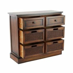 Budget 🤩 Grayson Lane 28-in x 31-in Brown Wooden Traditional Storage Unit 🎉 -GRAYSON LANE Sales 2022 330944759 AlternateImage5 l