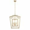 Best Sale ✔️ Grayson Lane 4-Light Copper Transitional Cage Chandelier 😀