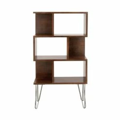 Discount 😀 Grayson Lane 13-in x 32-in x 61-in 3-tier Wood Shelving Unit ✨