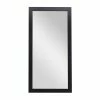 Best deal 🌟 Grayson Lane 65-in x 32.5-in Rectangle Black Framed Wall Mirror 🔥