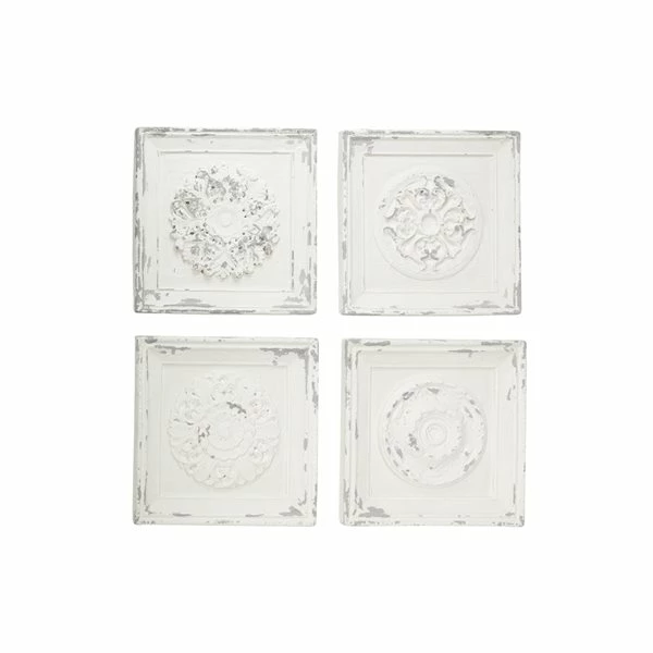 Hot Sale 🛒 Grayson Lane 19-in x 19-in Floral and Botanical Metal Wall Accent - Set of 4 🔥 1 Hot Sale 🛒 Grayson Lane 19-in x 19-in Floral and Botanical Metal Wall Accent - Set of 4 🔥
