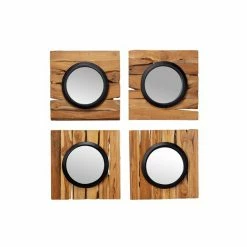 Cheap ⌛ Grayson Lane 17.70-in x 17.65-in Round Brown Framed Wall Mirrors - Set of 4 🛒 9 Cheap ⌛ Grayson Lane 17.70-in x 17.65-in Round Brown Framed Wall Mirrors - Set of 4 🛒 -GRAYSON LANE Sales 2022 330944792 AlternateImage5 l