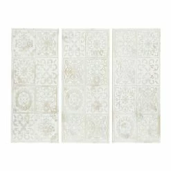Cheap ❤️ Grayson Lane 16-in x 38-in Ornamental Wood Wall Accent - Set of 3 🌟