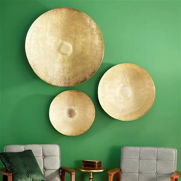 Hot Sale 🤩 Grayson Lane 36-in, 27-in and 21-in Gold Ornamental Metal Wall Accent - Set of 3 🥰 2 Hot Sale 🤩 Grayson Lane 36-in, 27-in and 21-in Gold Ornamental Metal Wall Accent - Set of 3 🥰 - Image 2