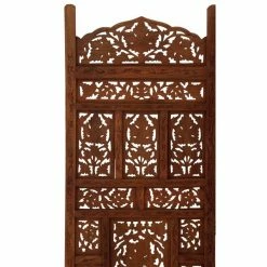 Best reviews of ⌛ Grayson Lane 4-Panel Dark Brown Wood Folding Traditional Room Divider ✨ -GRAYSON LANE Sales 2022 330944812 AlternateImage3 l
