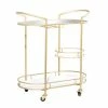 Top 10 🔥 Grayson Lane Gold Metal Base with Steel Top Kitchen Carts - 36.5-in x 11.5-in 💯