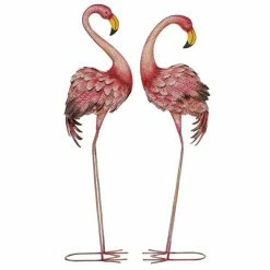 Top 10 ⭐ Grayson Lane 53.5-in x 10.5-in Pink Flamingo Garden Statue 🎁