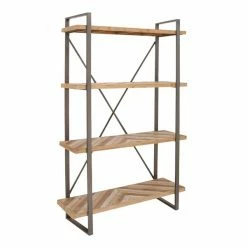Promo ✔️ Grayson Lane 16-in x 48-in x 79-in 4-tier Wood Shelving Unit 🥰 -GRAYSON LANE Sales 2022 330944840 AlternateImage5 l