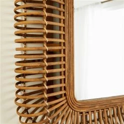 Top 10 👍 Grayson Lane 39.13-in x 28.25-in Rectangle Brown Framed Wall Mirror 😉 -GRAYSON LANE Sales 2022 330944841 AlternateImage2 l