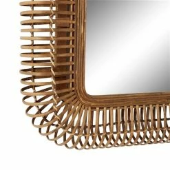 Top 10 👍 Grayson Lane 39.13-in x 28.25-in Rectangle Brown Framed Wall Mirror 😉 -GRAYSON LANE Sales 2022 330944841 AlternateImage3 l