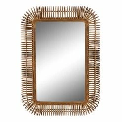 Top 10 👍 Grayson Lane 39.13-in x 28.25-in Rectangle Brown Framed Wall Mirror 😉 -GRAYSON LANE Sales 2022 330944841 AlternateImage5 l
