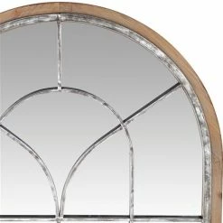 Wholesale 👏 Grayson Lane 51-in x 33-in Arch Brown Framed Wall Mirror 🎉 -GRAYSON LANE Sales 2022 330944846 AlternateImage3 l