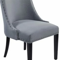 Best Sale 🔥 Grayson Lane Traditional Polyester Upholstered Parsons Chair Wood Frame - Grey 🎁 7 Best Sale 🔥 Grayson Lane Traditional Polyester Upholstered Parsons Chair Wood Frame - Grey 🎁 -GRAYSON LANE Sales 2022 330944855 AlternateImage3 l