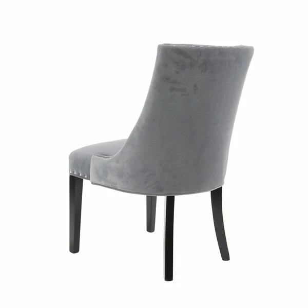 Best Sale 🔥 Grayson Lane Traditional Polyester Upholstered Parsons Chair Wood Frame - Grey 🎁 4 Best Sale 🔥 Grayson Lane Traditional Polyester Upholstered Parsons Chair Wood Frame - Grey 🎁 - Image 4