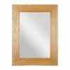 Flash Sale 🧨 Grayson Lane 48.25-in x 366-in Rectangle Brown Framed Wall Mirror 🥰