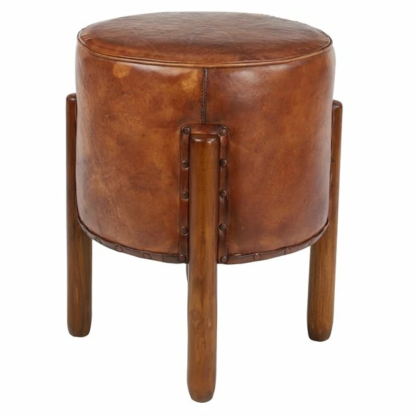 Cheap ๐ Grayson Lane 20-in x 17-in Rustic Brown Round Stool ๐งจ 5 Cheap ๐ Grayson Lane 20-in x 17-in Rustic Brown Round Stool ๐งจ - Image 5