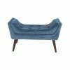 Deals ✨ Grayson Lane 20-in x 33-in Modern Blue Accent Bench 🤩