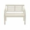 Best Sale ⭐ Grayson Lane 36-in x 40-in Farmhouse White Accent Bench 👏