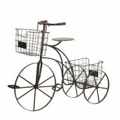 Budget ✨ Grayson Lane 32.88-in Brown Outdoor Novelty Cast Iron Plant Stand ⌛