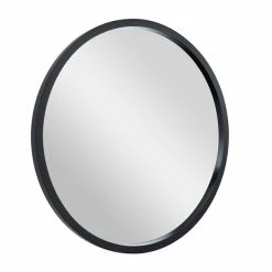 Outlet 🎉 Grayson Lane 42-in x 42-in Round Black Metal Framed Wall Mirror 😍 -GRAYSON LANE Sales 2022 330944880 AlternateImage5 l