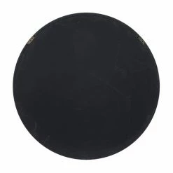 Outlet 🎉 Grayson Lane 42-in x 42-in Round Black Metal Framed Wall Mirror 😍 -GRAYSON LANE Sales 2022 330944880 AlternateImage7 l