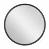 Outlet 🎉 Grayson Lane 42-in x 42-in Round Black Metal Framed Wall Mirror 😍