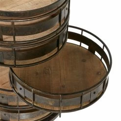 Deals ❤️ Grayson Lane Brown Metal Base with Steel Top Kitchen Carts - 31.6-in x 20.75-in 😍 -GRAYSON LANE Sales 2022 330944887 AlternateImage3 l