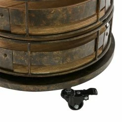 Deals ❤️ Grayson Lane Brown Metal Base with Steel Top Kitchen Carts - 31.6-in x 20.75-in 😍 -GRAYSON LANE Sales 2022 330944887 AlternateImage4 l