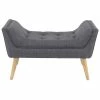 Brand new ✔️ Grayson Lane 19-in x 33-in Modern Grey Accent Bench ⭐