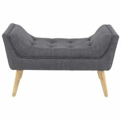 Brand new ✔️ Grayson Lane 19-in x 33-in Modern Grey Accent Bench ⭐