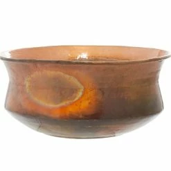 Cheapest 🔔 Grayson Lane 22-in W x 7-in H Rustic Copper Metal Low Round Planters - Set of 4 ✨ -GRAYSON LANE Sales 2022 330945007 AlternateImage3 l