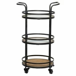 Best reviews of ✨ Grayson Lane Black Metal Base with Glass Top Kitchen Cart (35-in x 21-in x 16-in) 🤩 9 Best reviews of ✨ Grayson Lane Black Metal Base with Glass Top Kitchen Cart (35-in x 21-in x 16-in) 🤩 -GRAYSON LANE Sales 2022 330945030 AlternateImage5 l