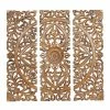 Best deal 🛒 Grayson Lane 36-in H x 12-in W Ornamental Wood Wall Accent - Set of 3 🔔