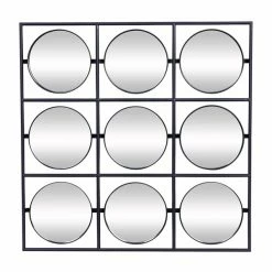 Budget π Grayson Lane 27.56-in x 27.56-in Square Black Wall Mirror β