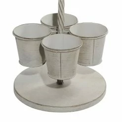 Promo 🧨 Grayson Lane 15.5-in W x 55.25-in H Contemporary Tropical Grey Metal Tree-Shaped 3-Tier Planter - Set of 1 🥰 -GRAYSON LANE Sales 2022 330945059 AlternateImage4 l
