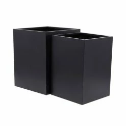 Best Pirce 😀 Grayson Lane 17.7-in W x 21.15-in H Modern Black Metal Square Planters - Set of 2 🥰 8 Best Pirce 😀 Grayson Lane 17.7-in W x 21.15-in H Modern Black Metal Square Planters - Set of 2 🥰 -GRAYSON LANE Sales 2022 330945060 AlternateImage5 l