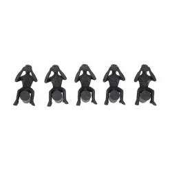 Promo 🔥 Grayson Lane 7-in H x 4-in W Modern Metal Wall Accent - Set of 5 🧨