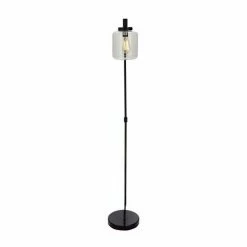 Cheapest 🥰 Grayson Lane 10-in x 61-in Black Metal Traditional Floor Lamp with Foot Switch ✨ -GRAYSON LANE Sales 2022 330945077 AlternateImage5 l