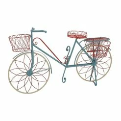 Coupon 😉 Grayson Lane 32-in x 54-in Turquoise Iron Vintage Plant Stand 😍