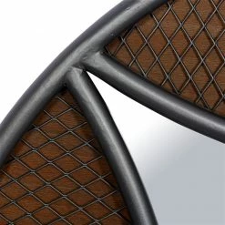 Best deal ✔️ Grayson Lane 31.5-in x 31.5-in Round Brown Wall Mirror ⭐ -GRAYSON LANE Sales 2022 330945082 AlternateImage4 l